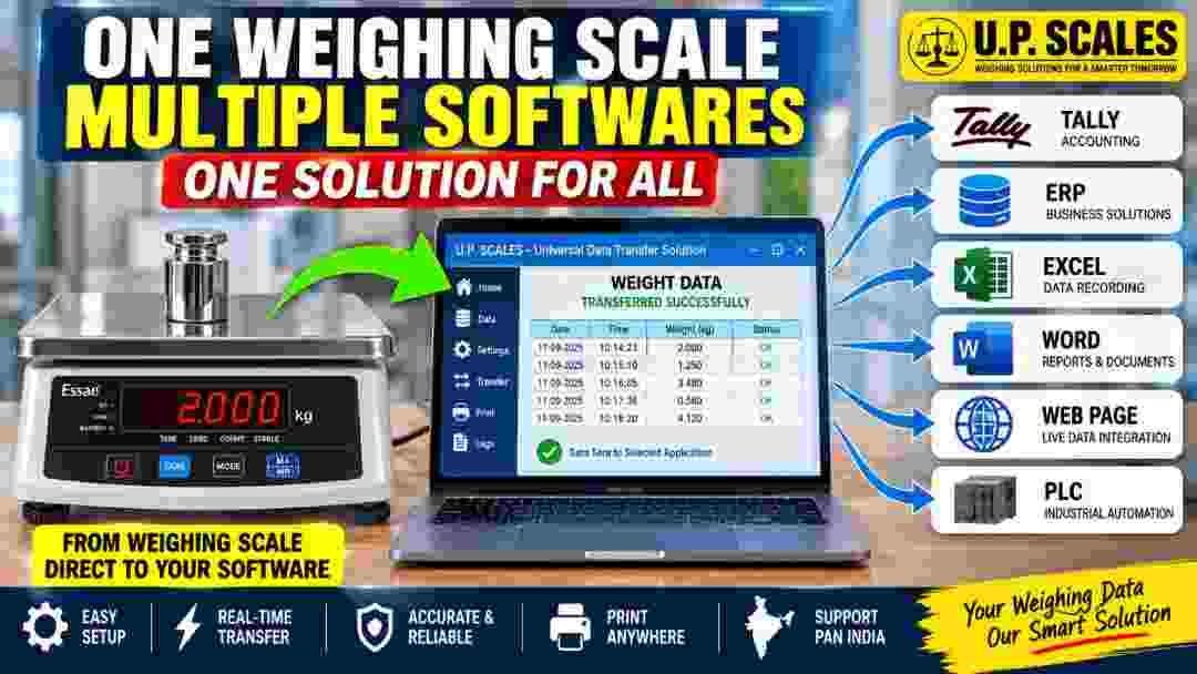 Weighing Scale Data Transfer Software: One Solution for Tally, ERP, Excel, Word, Web & PLC