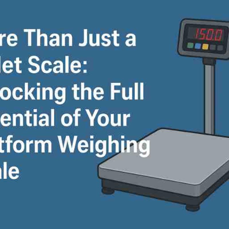 More Than Just a Pallet Scale: Unlocking the Full Potential of Your Platform Weighing Scale