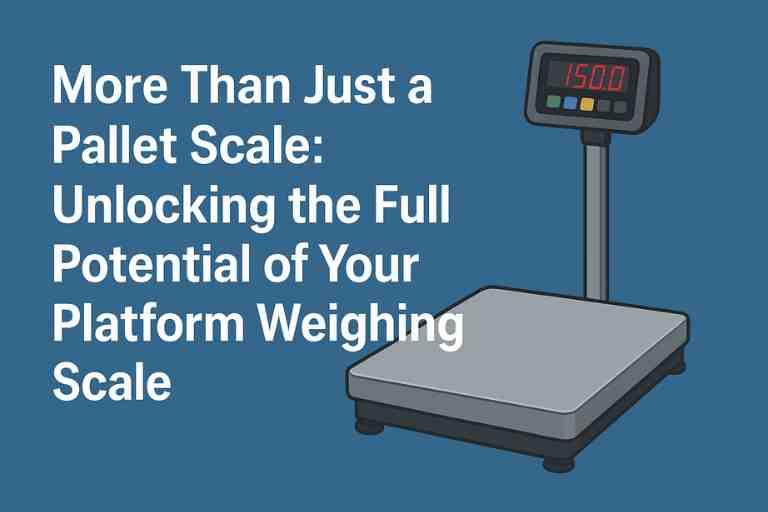 More Than Just a Pallet Scale: Unlocking the Full Potential of Your Platform Weighing Scale