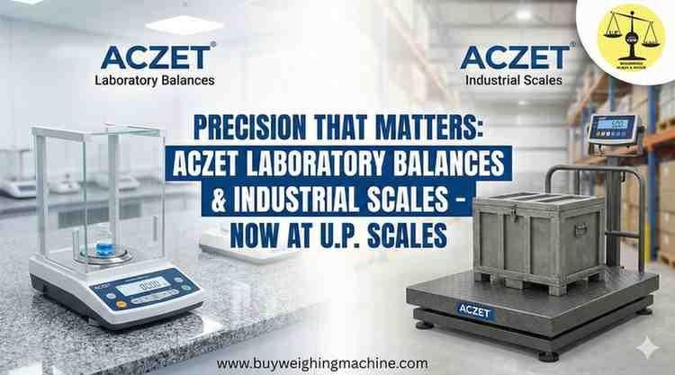 Precision That Matters: Aczet Laboratory Balances & Industrial Scales – Now at U.P. SCALES