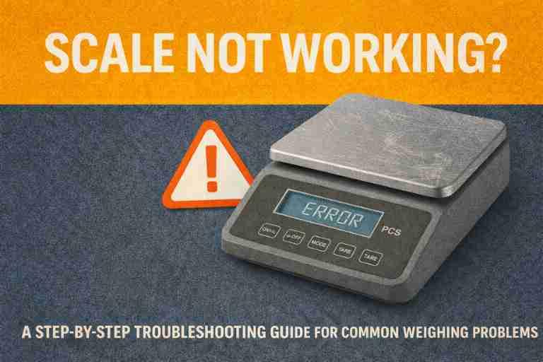 Scale Not Working? A Step-by-Step Troubleshooting Guide for Common Weighing Problems