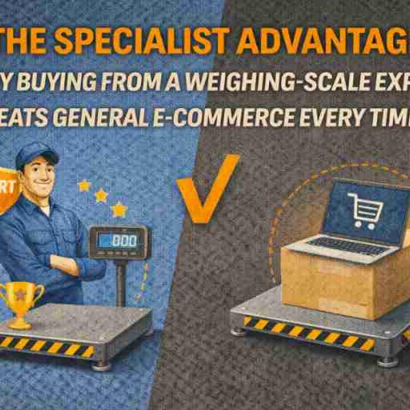 The Specialist Advantage: Why Buying from a Weighing-Scale Expert Beats General E-Commerce Every Time