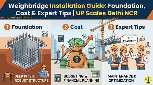 Weighbridge Installation Guide: Foundation, Cost & Expert Tips | UP Scales Delhi NCR