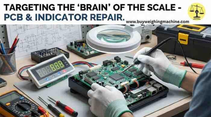 Weighing Machine Display Dead? PCB or Indicator Failed? UP Scales Brings Your Scale Back to Life - Fast!