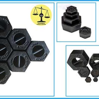 Weighbridge Calibration Weights | Cast Iron Weighbridge Calibration Weight | Weighbridge Hexagonal Testing Weight