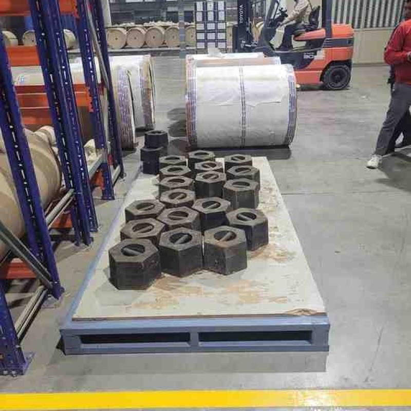 Weighbridge Calibration Weights | Cast Iron Weighbridge Calibration Weight | Weighbridge Hexagonal Testing Weight