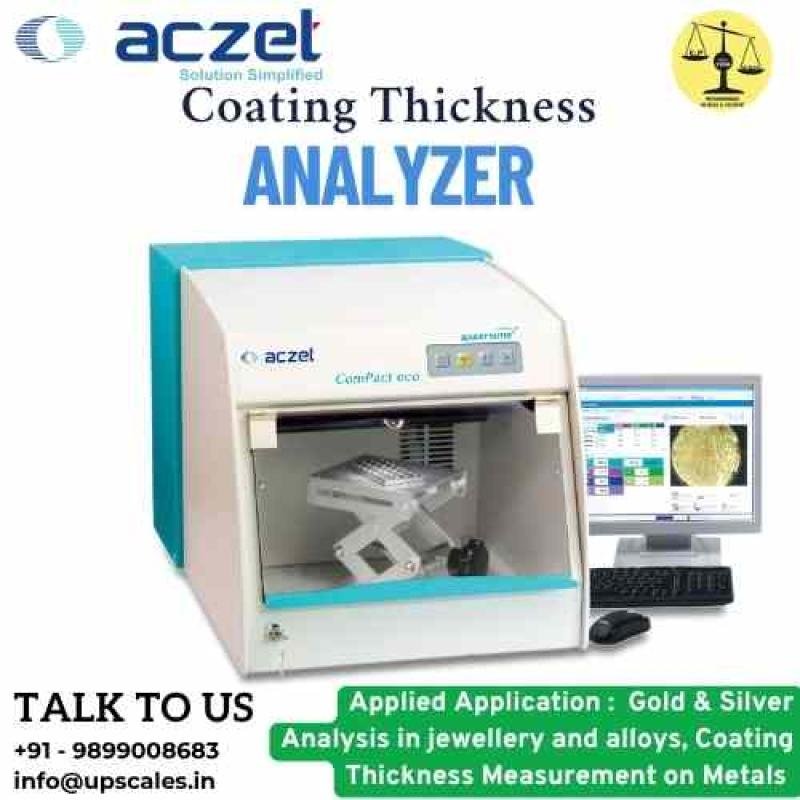 Coating Thickness Analyzer Aczet | Gold & Silver Analysis in jewellery and alloys, Coating Thickness Measurement on Metals