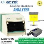 Coating Thickness Analyzer Aczet | Gold & Silver Analysis in jewellery and alloys, Coating Thickness Measurement on Metals