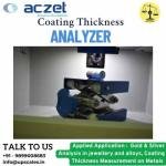 Coating Thickness Analyzer Aczet | Gold & Silver Analysis in jewellery and alloys, Coating Thickness Measurement on Metals