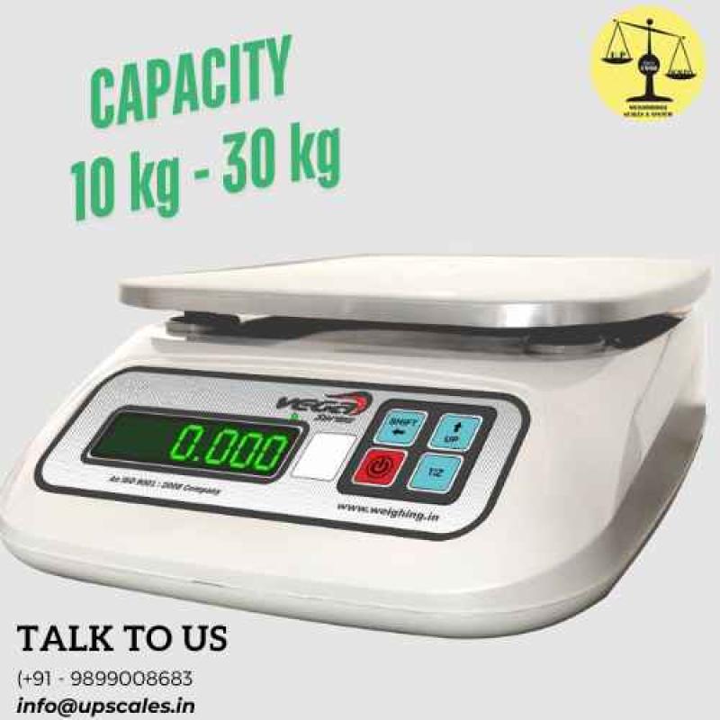 Electronic Counter Digital Weighing Machine Vega Series by UP Scales  | Capacity 30kg and Accuracy 5gm