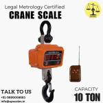 10Ton Crane Scale by UP Scales | Ultimate Heavy-Duty Crane Scale Capacity 10Ton and Readability 5kg | Approved by Legal Metrology Department & OIML III