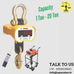 Heat Shield Crane Scale Industrial Heavy Duty by UP Scales | Capacity 20000 kg (20Ton) With Government Calibration Verification Certificate & Stamping