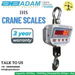 10000kg Crane Scale IHS Series by Adam Equipment | Industrial Crane Scale Capacity 10000kg(10Ton) and Readability 2kg | 3 Year Warranty