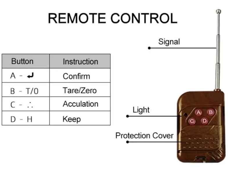 Crane Scale Remote Control