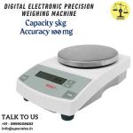5kg/100mg Digital Electronic Precision Weighing Machine with Electromagnetic Induction Sensor | Capacity 5kg and Accuracy 100mg (0.1gm)
