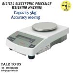 5kg/100mg Digital Electronic Precision Weighing Machine with Electromagnetic Induction Sensor | Capacity 5kg and Accuracy 100mg (0.1gm)