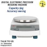 5kg/100mg Digital Electronic Precision Weighing Machine with Electromagnetic Induction Sensor | Capacity 5kg and Accuracy 100mg (0.1gm)