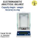 220gm/0.1mg Electromagnetic Analytical Balance | Lab Analytical Scale Capacity 220gm and Accuracy 0.1mg (0.0001gm)