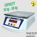 Electronic Counter Digital Weighing Machine | Capacity 30kg and Accuracy 2gm | With Government Calibration Verification Certificate & Stamping