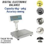 20kg/100mg Digital Electronic Precision Platform Weighing Machine | Capacity 20kg and Accuracy 100mg(0.1gm)