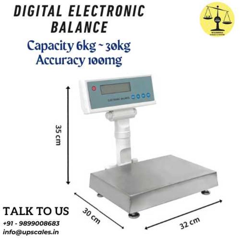 20kg/100mg Digital Electronic Precision Platform Weighing Machine | Capacity 20kg and Accuracy 100mg(0.1gm)