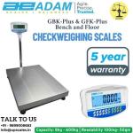 75kg/1gm GBK-Plus & GFK-Plus Checkweighing Scales Bench Floor Weighing Scale | Capacity 75kg and Accuracy 1gm With Platform Size 500x400MM