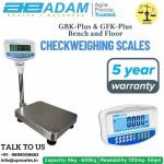75kg/1gm GBK-Plus & GFK-Plus Checkweighing Scales Bench Floor Weighing Scale | Capacity 75kg and Accuracy 1gm With Platform Size 500x400MM