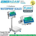 35kg/1gm Gladiator Waterproof Scales by Adam Equipment | Capacity 35kg and Readability 1gm | 5 Year Warranty | Platform Size 400x300MM