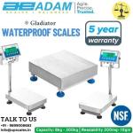 35kg/1gm Gladiator Waterproof Scales by Adam Equipment | Capacity 35kg and Readability 1gm | 5 Year Warranty | Platform Size 400x300MM