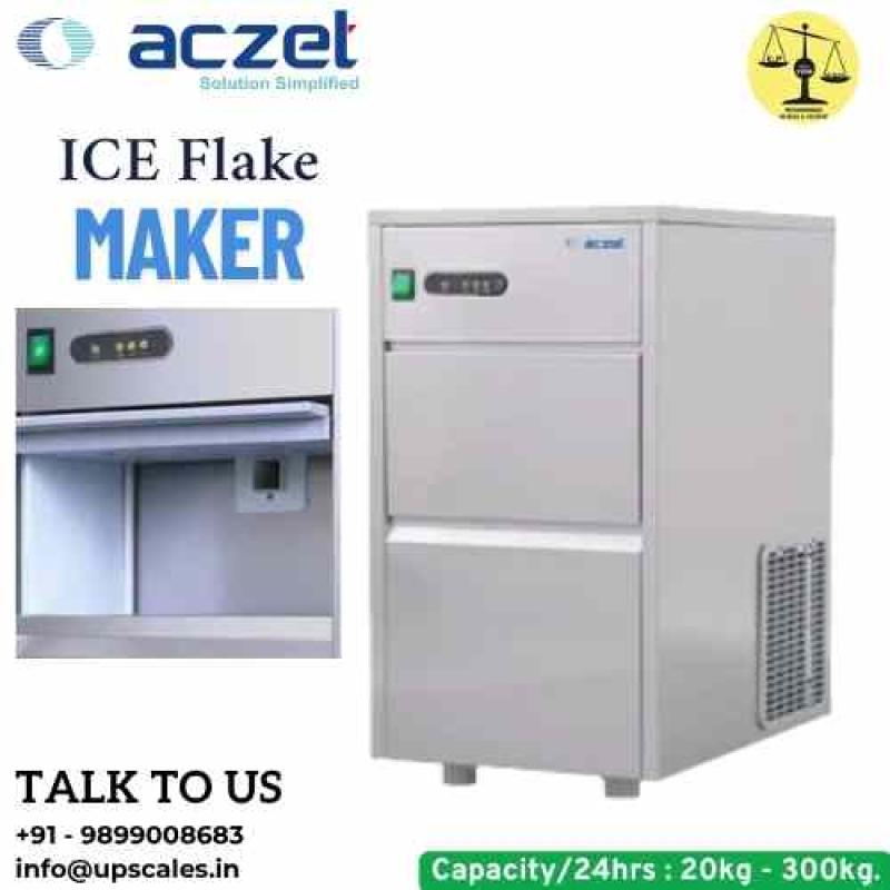 ICE Flake Maker Aczet | ICE Flake Maker Capacity 150kg and Ice Storage 35kg