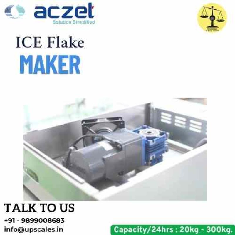 ICE Flake Maker Aczet | ICE Flake Maker Capacity 150kg and Ice Storage 35kg