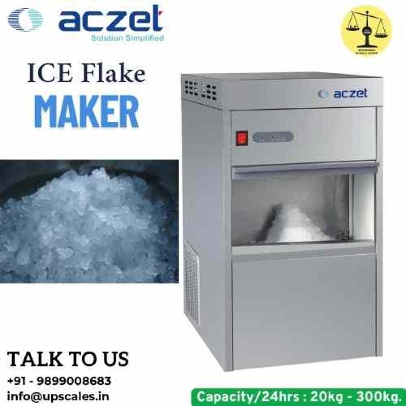 ICE Flake Maker Aczet | ICE Flake Maker Capacity 150kg and Ice Storage 35kg