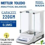 220gm/0.1mg Mettler Toledo Analytical Weighing Balance MA204 | Mettler Toledo Laboratory Analytical Balance Capacity 220gm and Readability 0.1mg (0.0001gm)