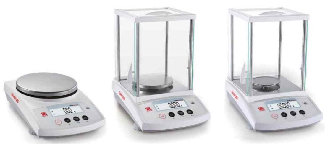 OHAUS PR Series 0.1mg weighing balance