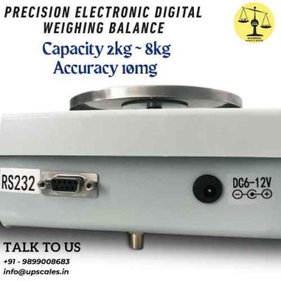 5kg/10mg Precision Electronic Digital Weighing Balance | Industrial Precision Scale Capacity 5kg and Accuracy 10mg (0.01gm)