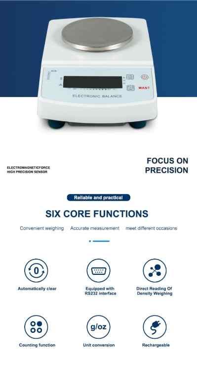 Precision Electronic Digital Weighing Balance 2kg-8kg 6