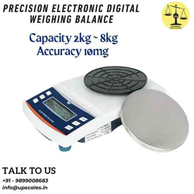 5kg/10mg Precision Electronic Digital Weighing Balance | Industrial Precision Scale Capacity 5kg and Accuracy 10mg (0.01gm)