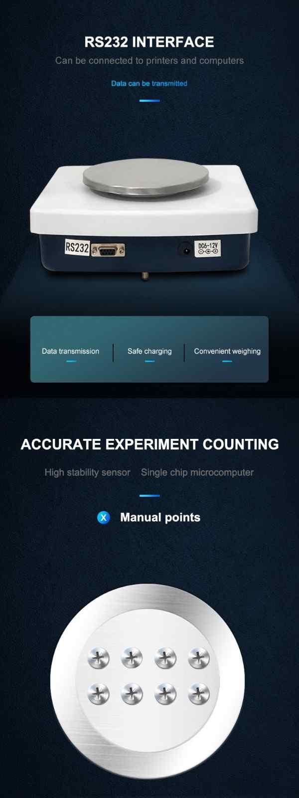 Precision Electronic Digital Weighing Balance 2kg-8kg 9