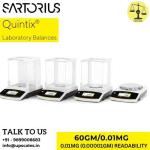 30gm/0.01mg Sartorius Quintix® Semi-Micro Weighing Balance For Advanced Laboratory Applications | Sartorius Laboratory Balance Capacity 30gm and Readability 0.01mg (0.00001gm)