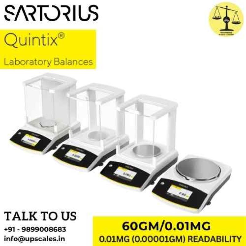 30gm/0.01mg Sartorius Quintix® Semi-Micro Weighing Balance For Advanced Laboratory Applications | Sartorius Laboratory Balance Capacity 30gm and Readability 0.01mg (0.00001gm)