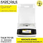 30gm/0.01mg Sartorius Quintix® Semi-Micro Weighing Balance For Advanced Laboratory Applications | Sartorius Laboratory Balance Capacity 30gm and Readability 0.01mg (0.00001gm)