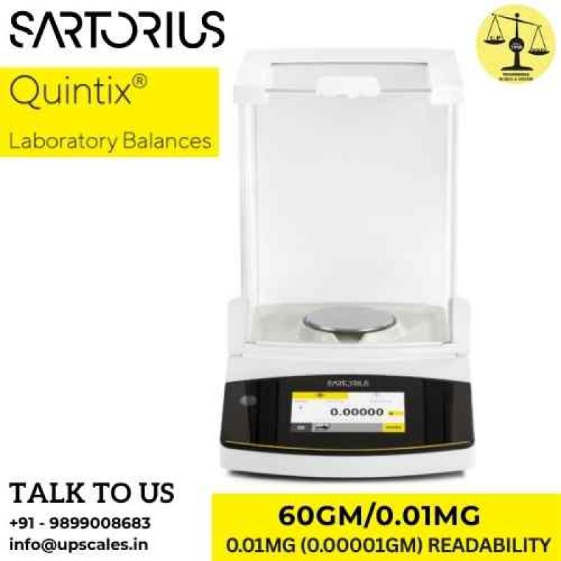 30gm/0.01mg Sartorius Quintix® Semi-Micro Weighing Balance For Advanced Laboratory Applications | Sartorius Laboratory Balance Capacity 30gm and Readability 0.01mg (0.00001gm)
