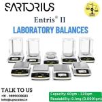 220gm/0.1mg Sartorius Entris® II Essential Laboratory Weighing Balances | Sartorius Laboratory Balance Capacity 220gm and Readability 0.1mg (0.0001gm)