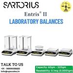 220gm/0.1mg Sartorius Entris® II Essential Laboratory Weighing Balances | Sartorius Laboratory Balance Capacity 220gm and Readability 0.1mg (0.0001gm)