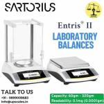 220gm/0.1mg Sartorius Entris® II Essential Laboratory Weighing Balances | Sartorius Laboratory Balance Capacity 220gm and Readability 0.1mg (0.0001gm)