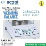 220gm/0.1mg Semi Micro Balance Dual Range | Aczet Semi Micro Balance Dual Range CY-C Series Capacity 220gm and Accuracy 0.1mg
