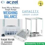 220gm/0.1mg Semi Micro Balance Dual Range | Aczet Semi Micro Balance Dual Range CY-C Series Capacity 220gm and Accuracy 0.1mg