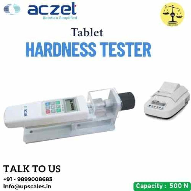 Tablet Hardness Tester Aczet | Tablet Hardness Tester ATH 500 Aczet Capacity 500N and Tablet Range 2~28mm