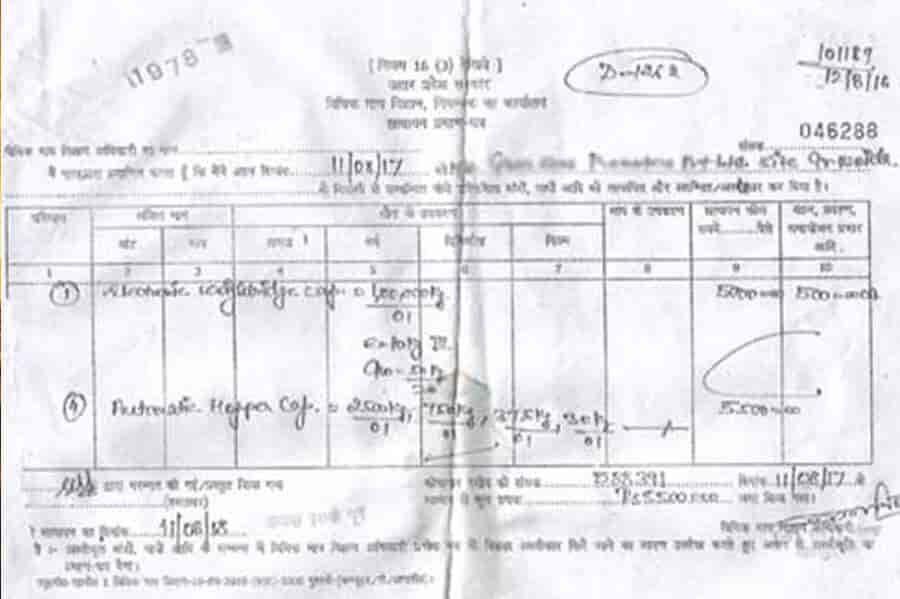 Weighing Scale Government Calibration Verification Certificate