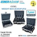 F1 Class 1gm-2kg Calibration Weight Box OIML Approved | Adam Equipment Calibration Weight Box OIML